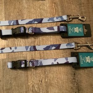 Guardian Gear Blue Camo Dog Leash and Collar Set